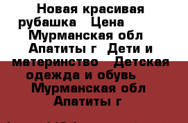 Новая красивая рубашка › Цена ­ 350 - Мурманская обл., Апатиты г. Дети и материнство » Детская одежда и обувь   . Мурманская обл.,Апатиты г.